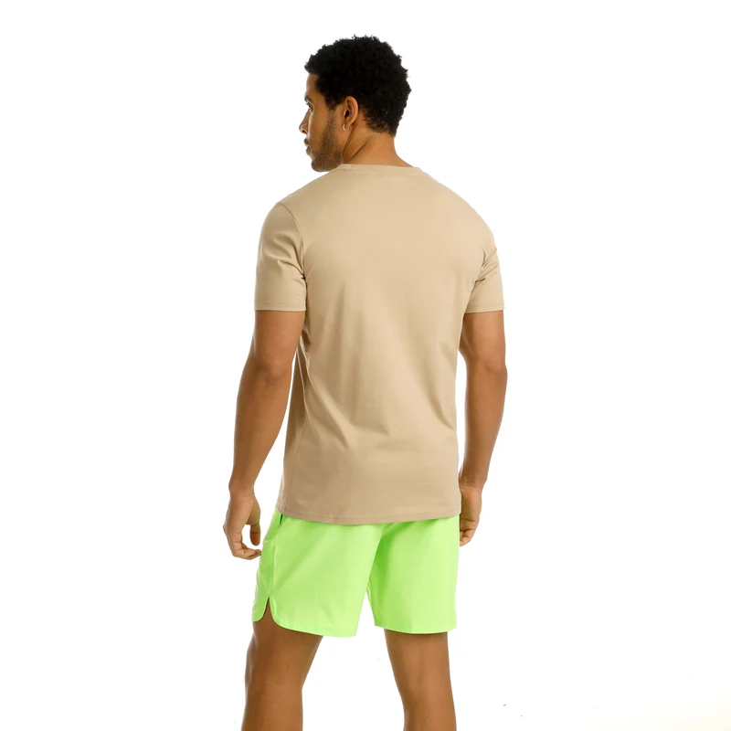 Wild Layer T-Shirt Herren-Beige,Neongrün