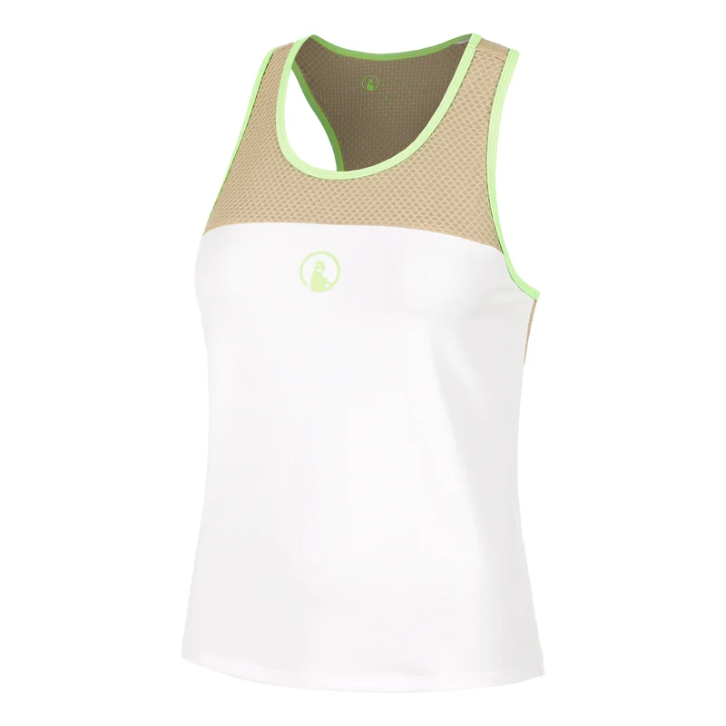 Wild Racerback Tank-Top Damen-Weiß
