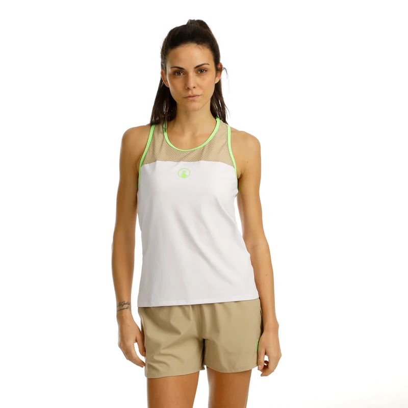Wild Racerback Tank-Top Damen-Weiß
