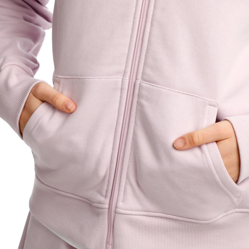 Mind Taped Zip Sweatjacke Damen-Flieder,Neongrün