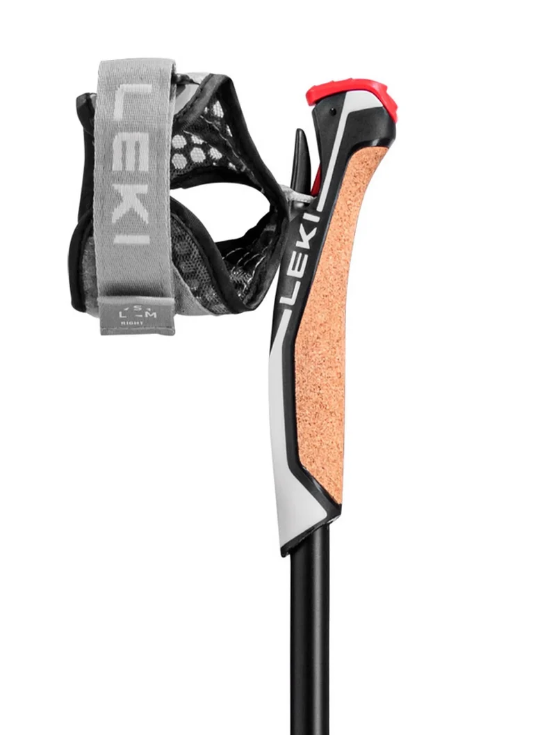 Leki INSTRUCTOR LITE Nordic Walking Stöcke dark anthracite-silver grey-bright red (100-125 cm) Unisex