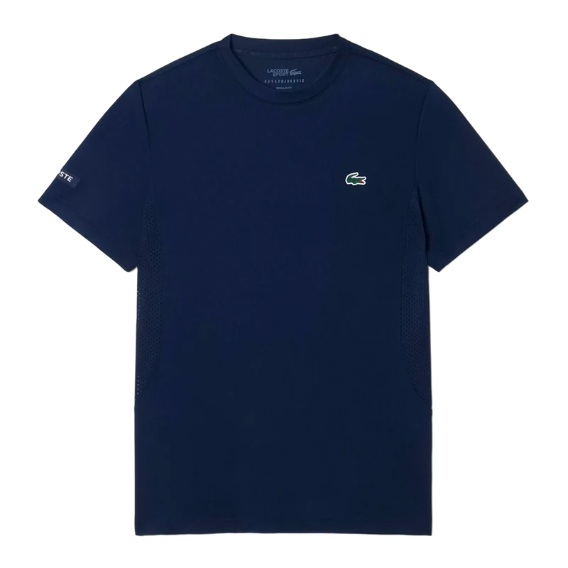 Camiseta Lacoste Novak Djokovic Regular fit Azul Marino 2026