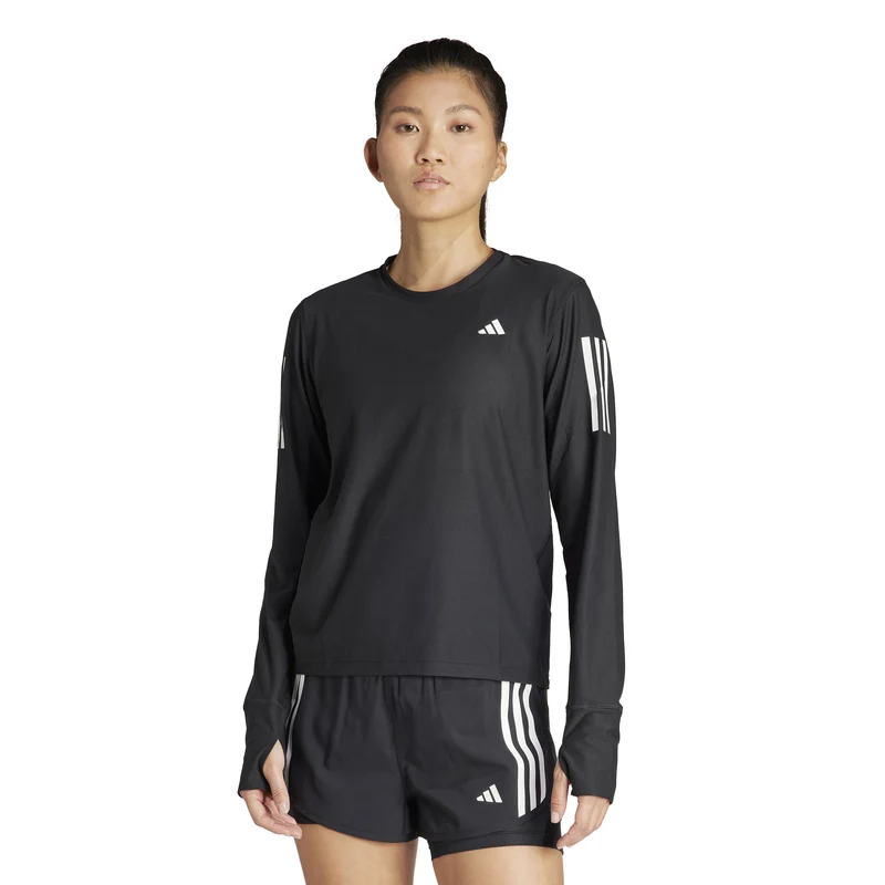 ADIDAS OTR B LS Laufshirt mit recyceltem Polyester
