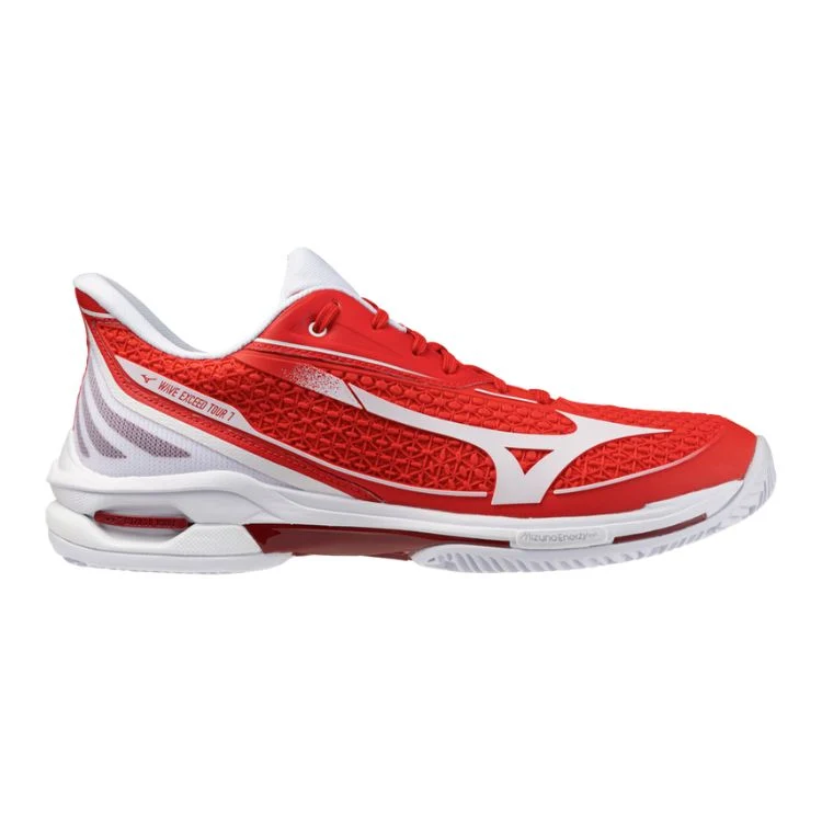 Mizuno Tennisschoen Padelschoen Wave Exceed Tour 7 CC Heren Rood Wit