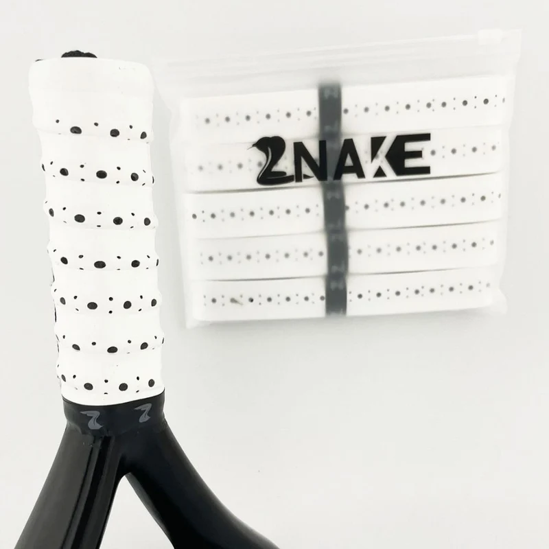 Znake Viper Sticky Padel Overgrips (5 pcs, White)
