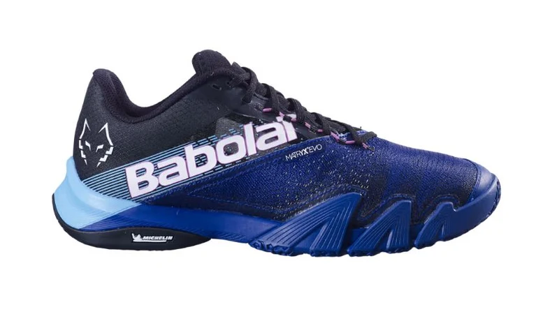 Babolat Jet Premura 2 Juan Lebron Padel Shoes (Black/Mazarine Blue)