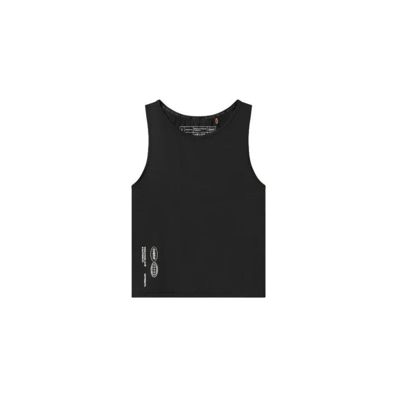 Cuera Oncourt Cropped Tank Top (Black)