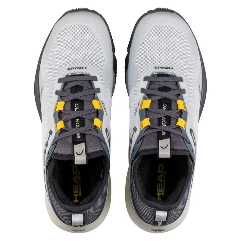 Head Motion Pro Padel Shoes (White/Black)