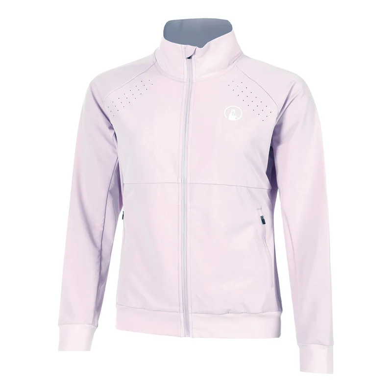 Mind Return Trainingsjacke Damen-Flieder,Weiß
