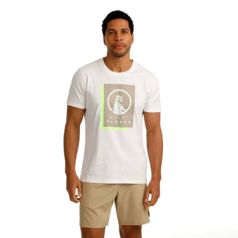 Wild Layer T-Shirt Herren-Weiß,Mehrfarbig