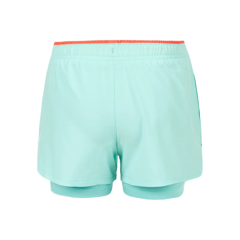 Point 2in1 Shorts Mädchen - türkis, rot