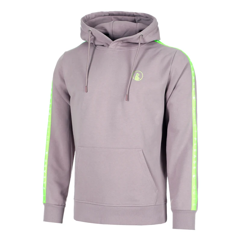 Mind Taped Hoody Herren-Lila,Neongrün