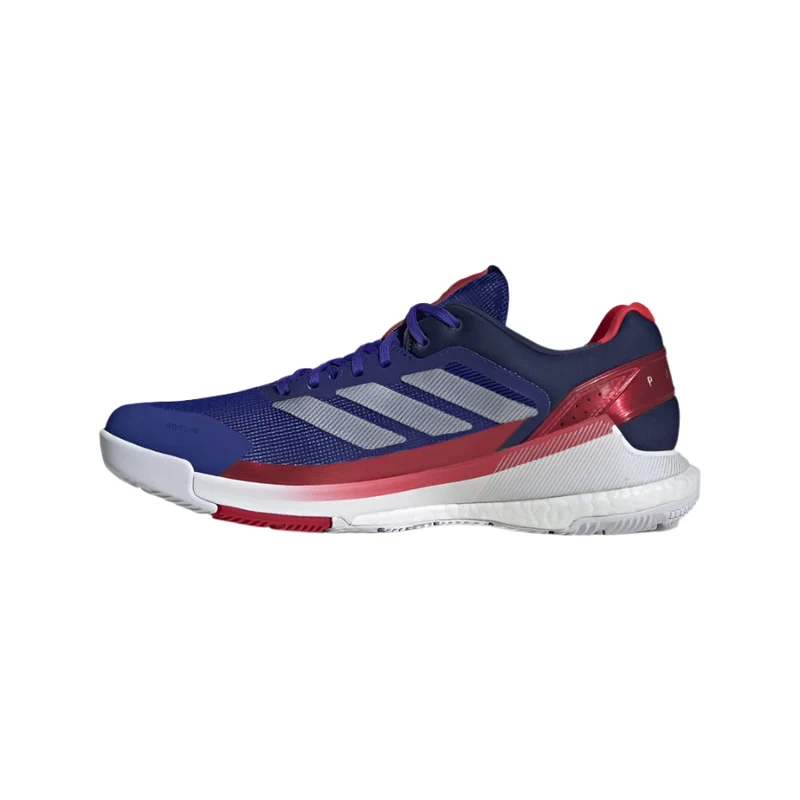 Adidas Crazyquick Boost Padel Shoes (Lucid Blue/Silver Metallic/Cloud White)