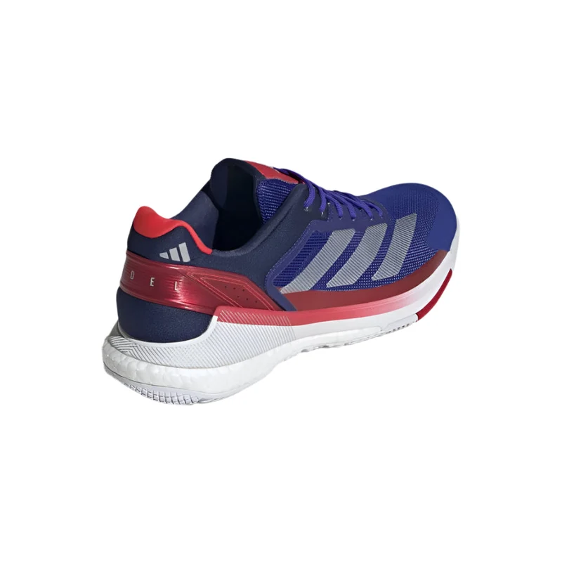 Adidas Crazyquick Boost Padel Shoes (Lucid Blue/Silver Metallic/Cloud White)