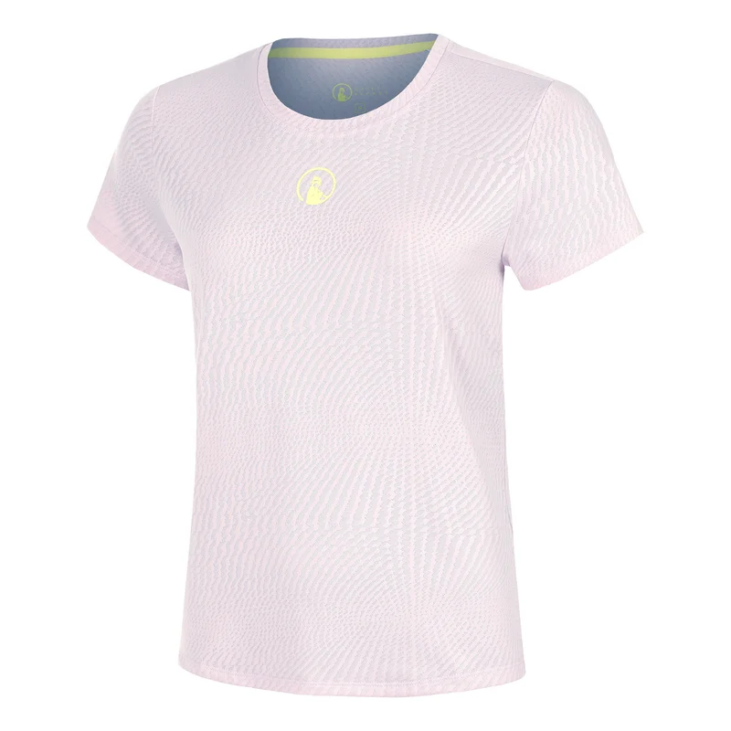 Mind Spin T-Shirt Damen-Flieder,Gelb
