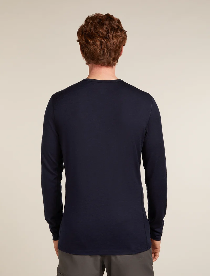 ICEBREAKER Men Merino 200 Oasis LS Crewe Langarmshirt