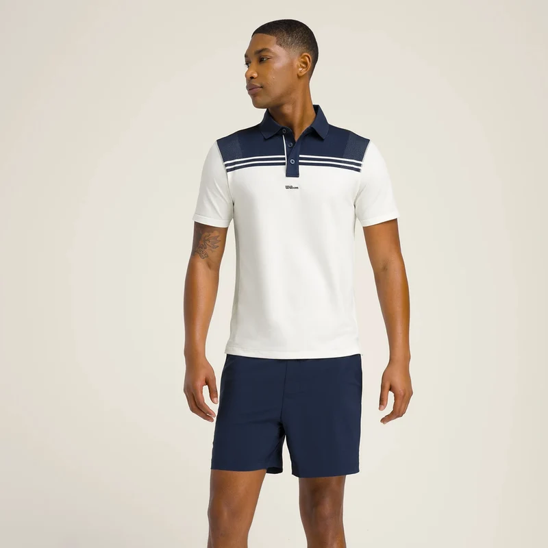 All Seasons Polo Herren-Dunkelblau,Creme