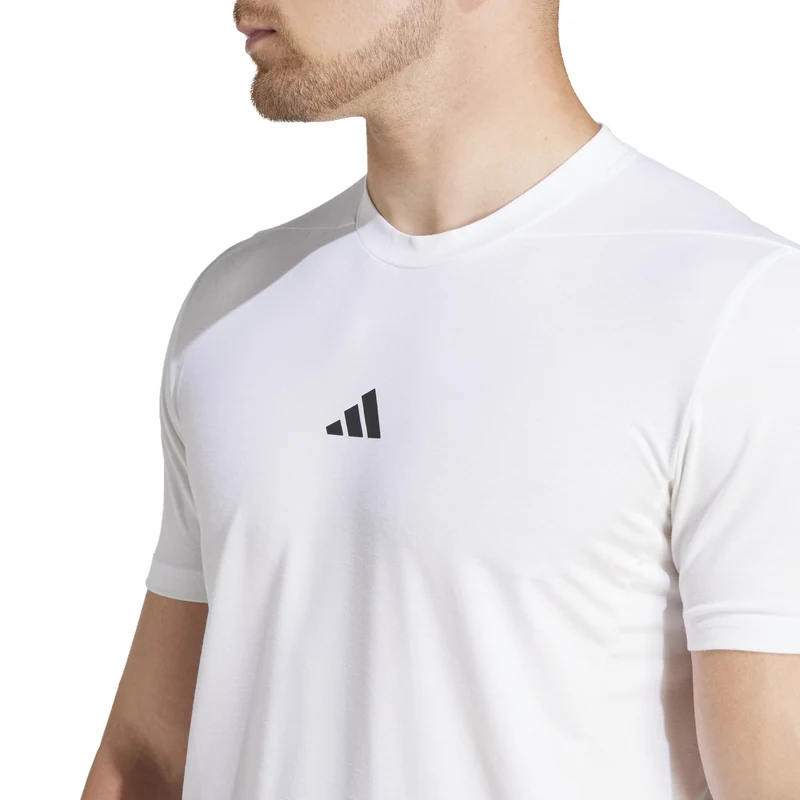 D4T T-Shirt Herren-Weiß