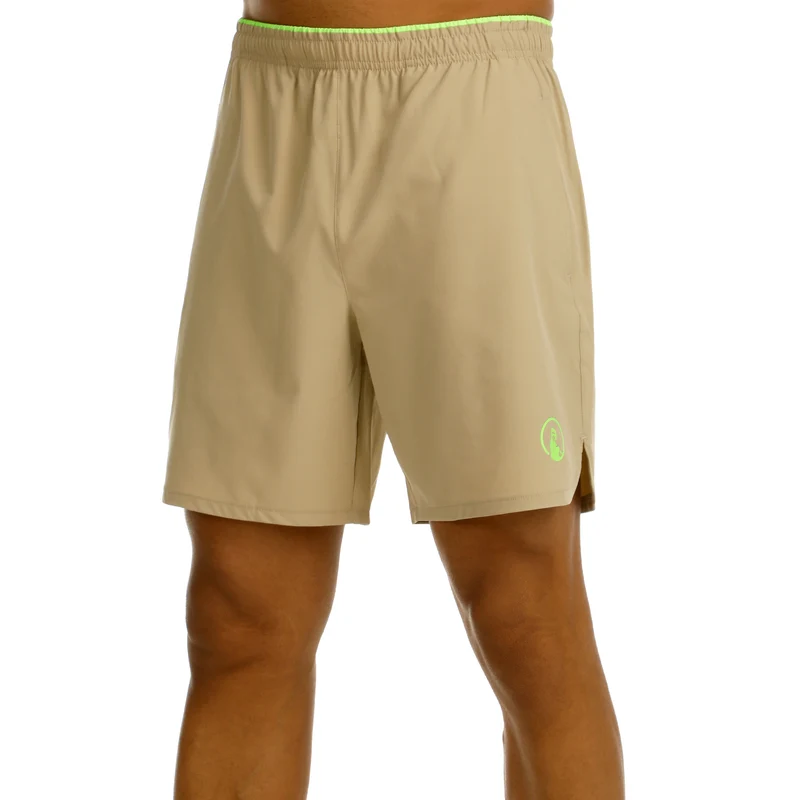Wild Slam Shorts Herren-Beige,Neongrün