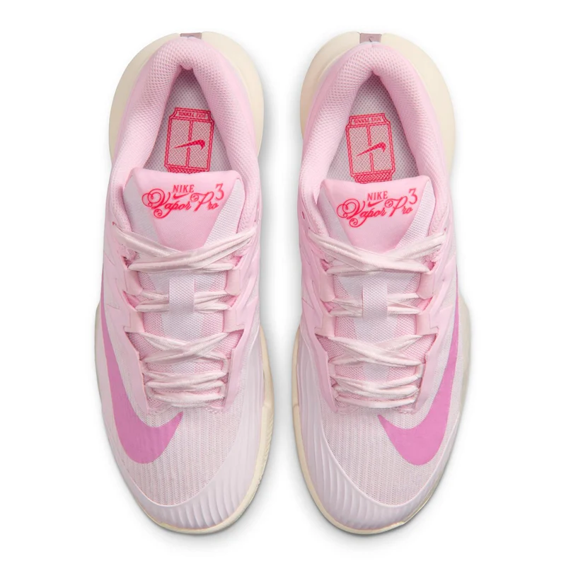 Vapor Pro 3 Sandplatzschuh Damen - rosa, creme