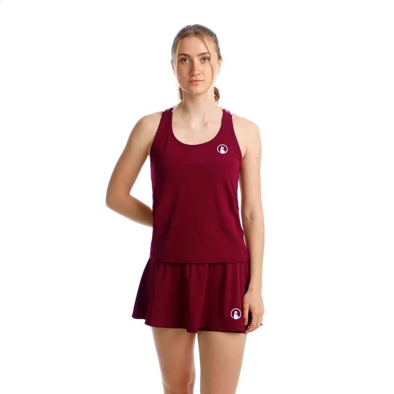 Endlessly Serve & Volley 2.0 Tank-Top Damen-Weinrot,Mehrfarbig
