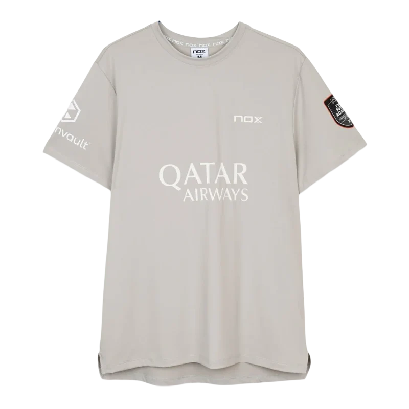 Camiseta NOX Sponsors AT10 Light Grey 2026 A. Tapia