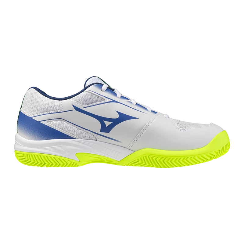 Zapatillas Mizuno Break Shot 5 CC Blanco/Amarillo 2026
