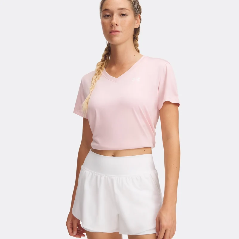 Tech T-Shirt Damen-Rosa