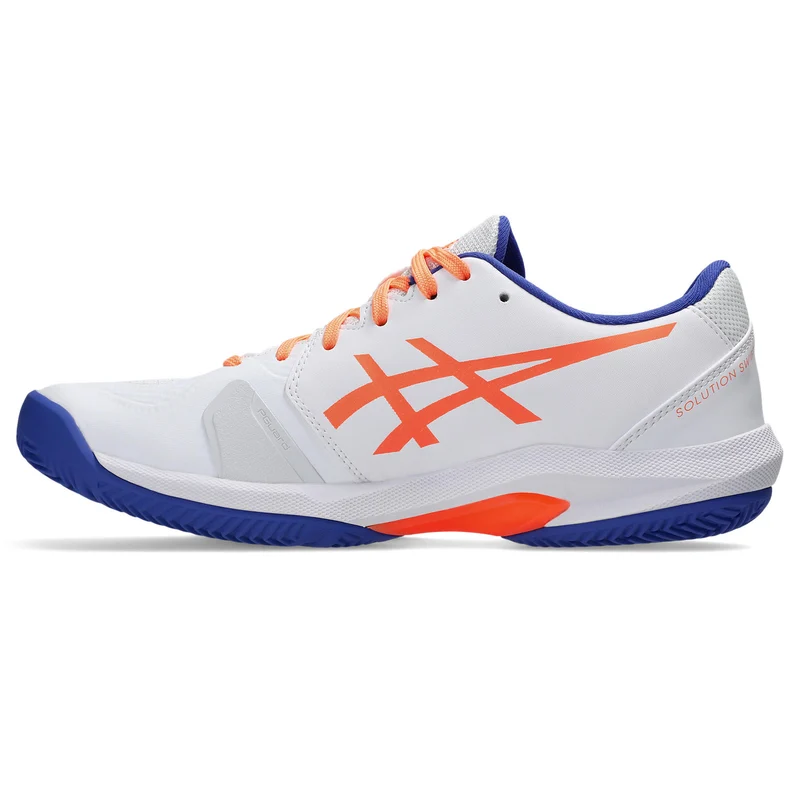 Asics Padelschoen Solution Swift FF 2 Padel Heren Wit Oranje
