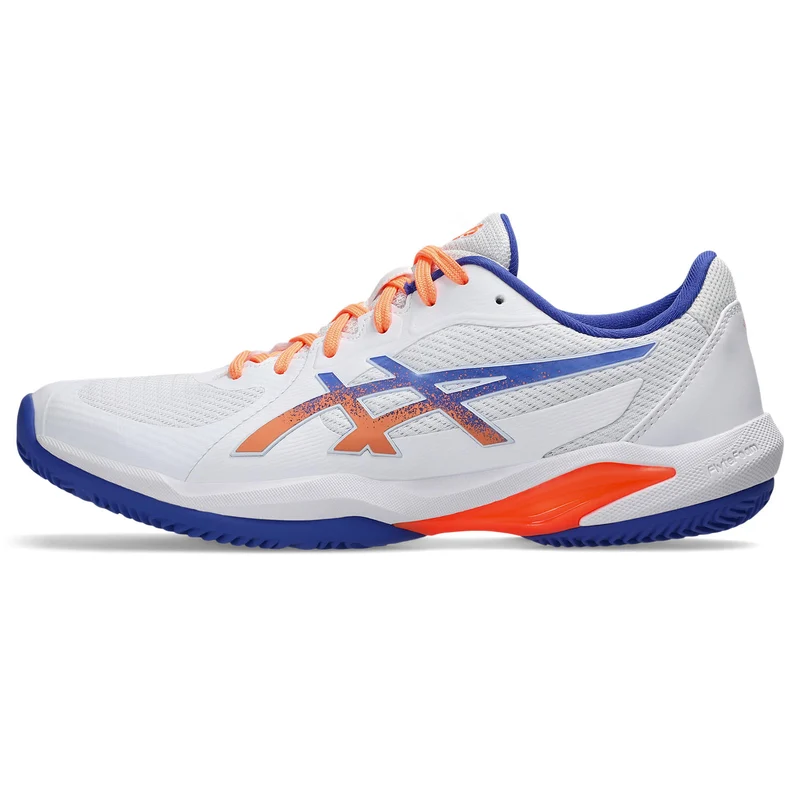 Asics Padelschoen Solution Swift FF 2 Padel Heren Wit Oranje