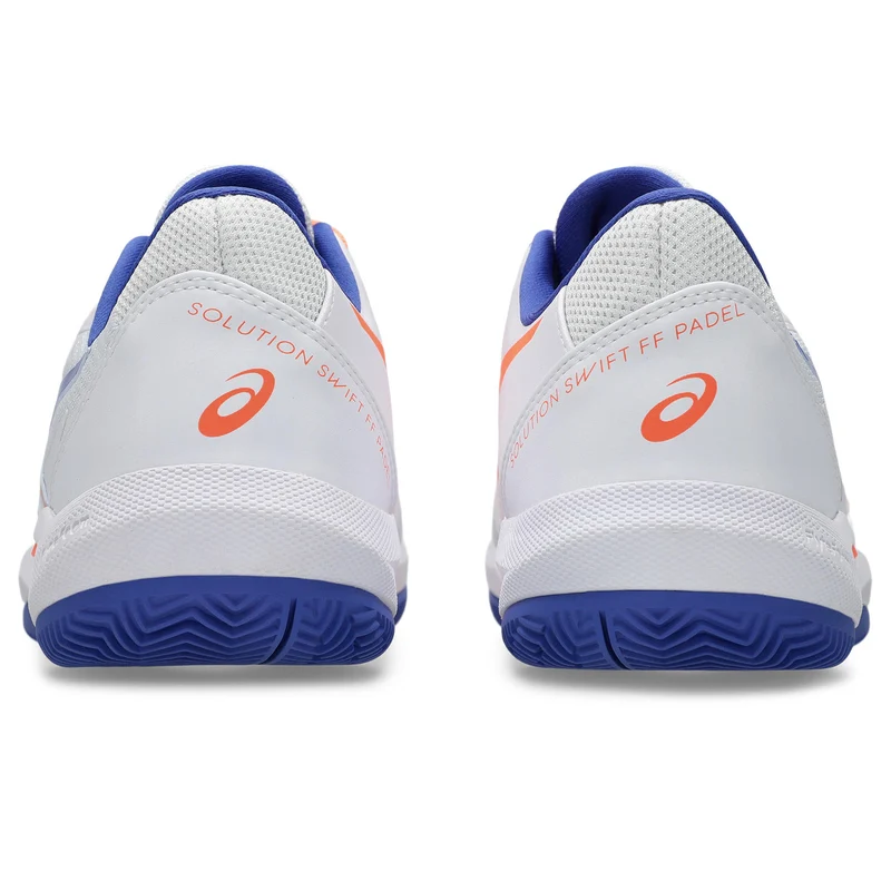 Asics Padelschoen Solution Swift FF 2 Padel Heren Wit Oranje