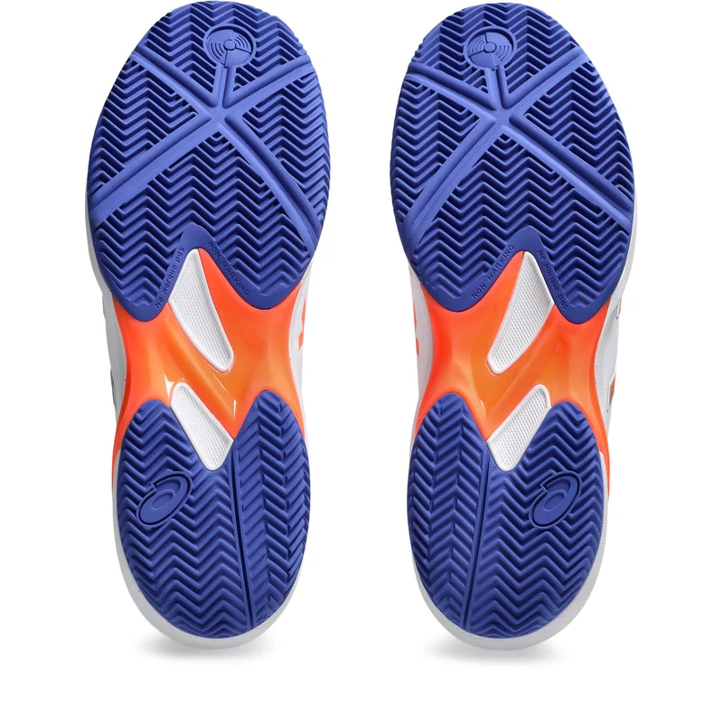 Asics Padelschoen Solution Swift FF 2 Padel Heren Wit Oranje
