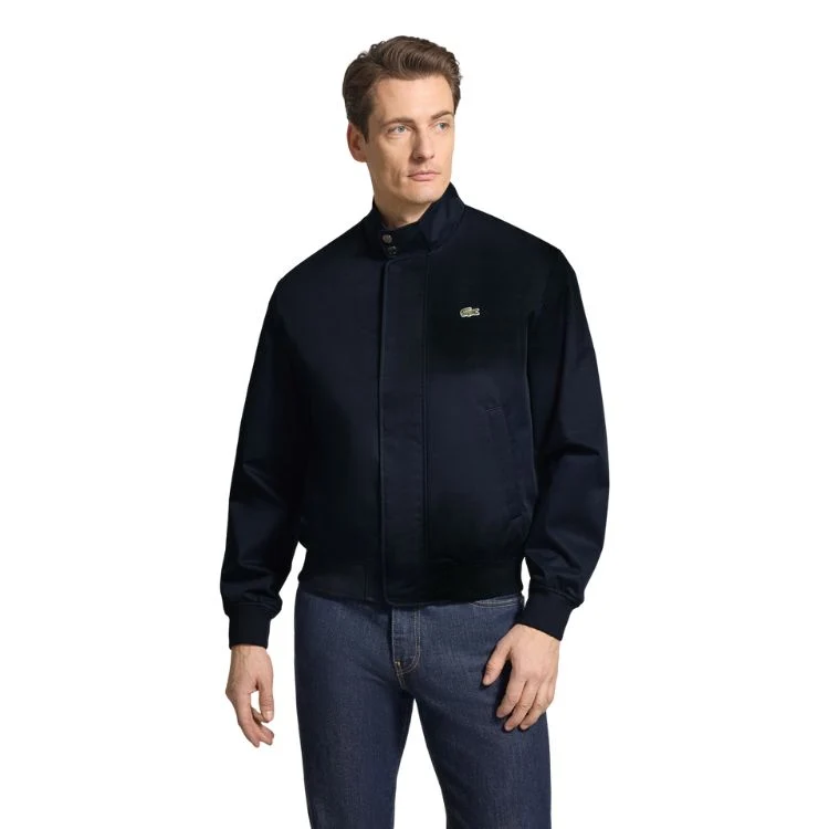Lacoste Jacket Harrington Heren Navy