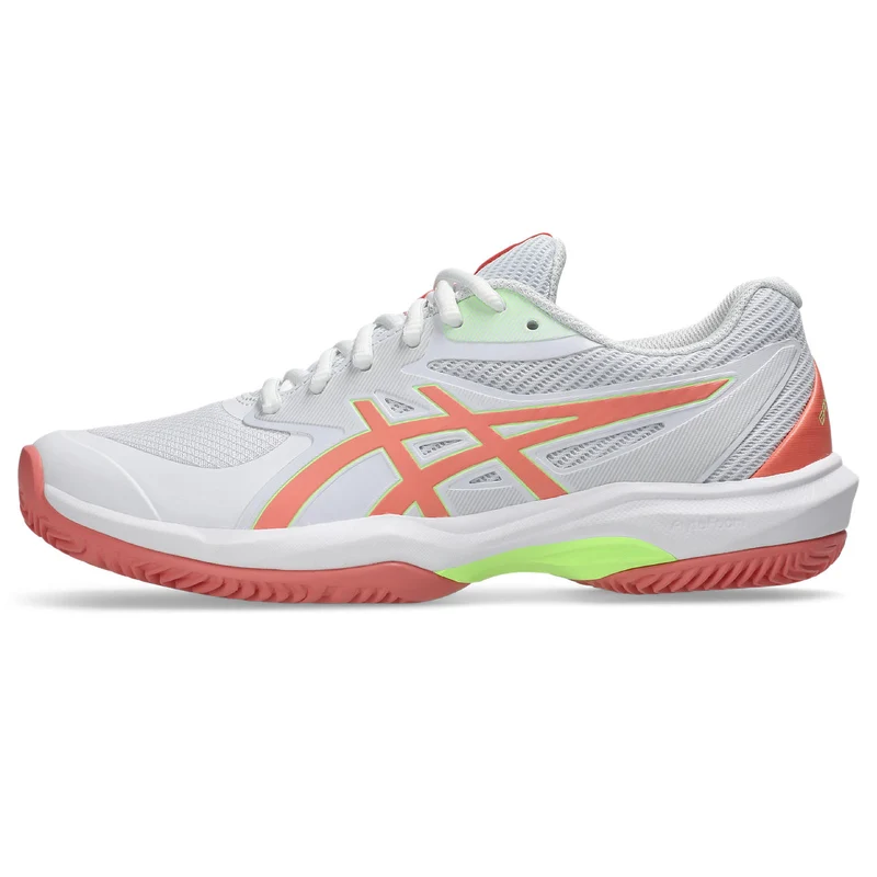 Asics Padelschoen Game FF Padel Dames Wit Oranje