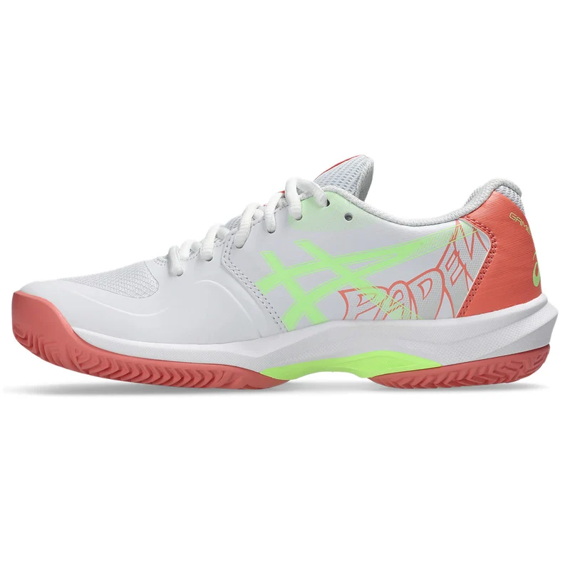 Asics Padelschoen Game FF Padel Dames Wit Oranje