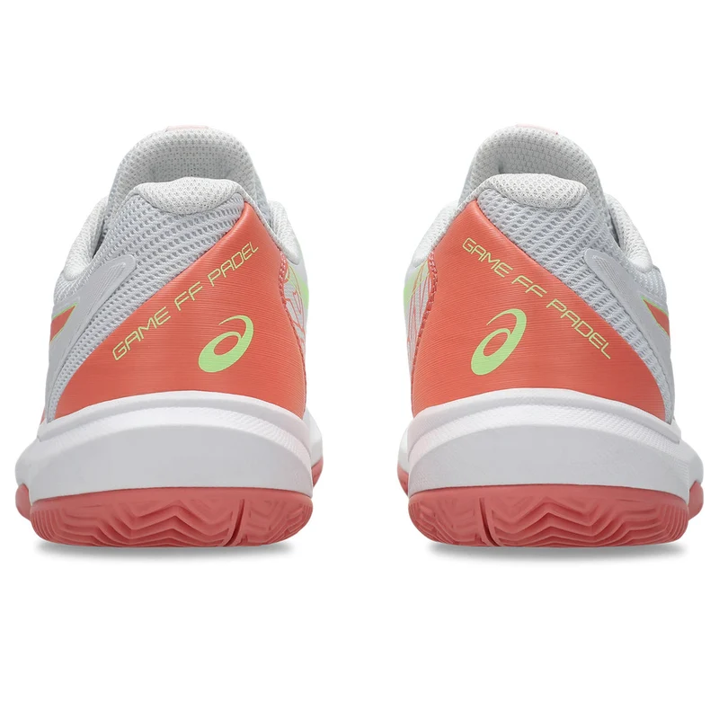 Asics Padelschoen Game FF Padel Dames Wit Oranje