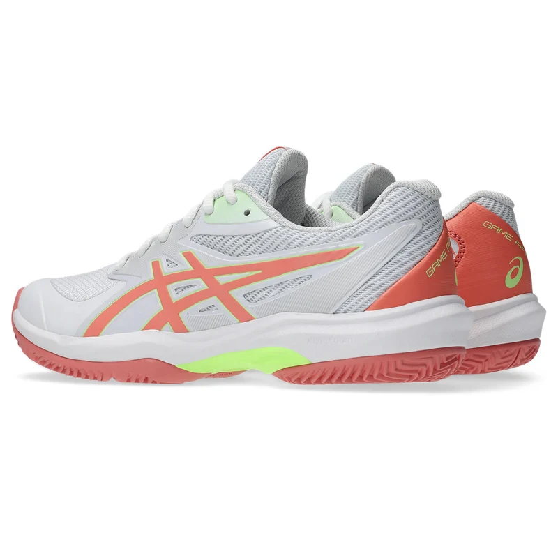 Asics Padelschoen Game FF Padel Dames Wit Oranje