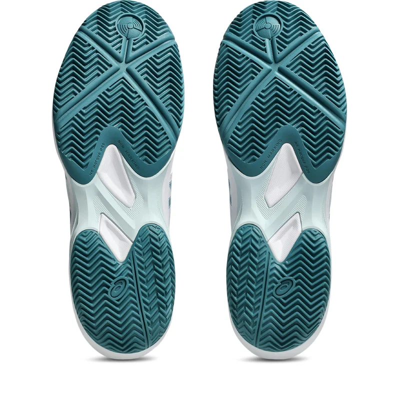 Asics Padelschoen Game FF Padel Heren Wit Groen
