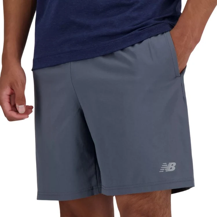 New Balance Short Sport Essential 7" Heren Grijs