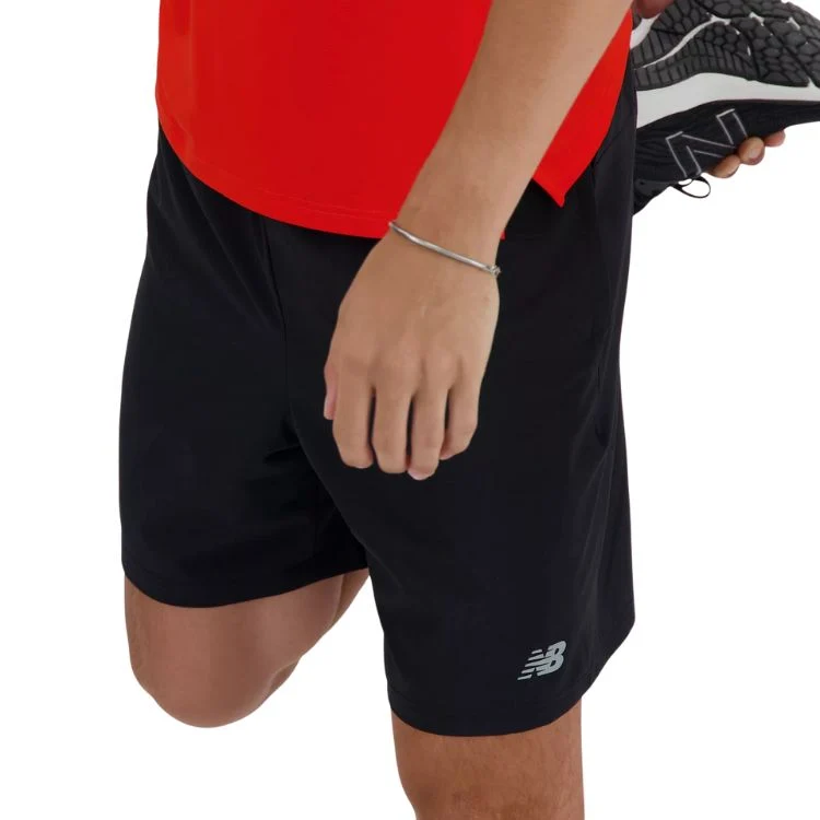 New Balance Short Sport Essential 7" Heren Zwart