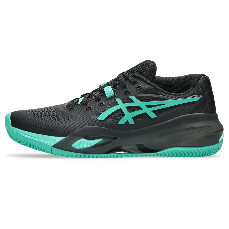 Asics Tennisschoen Gel Resolution X Clay Heren Zwart Groen