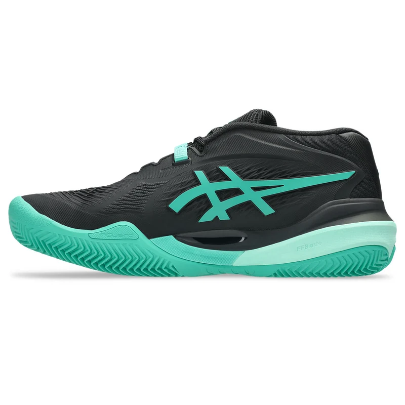 Asics Tennisschoen Gel Resolution X Clay Heren Zwart Groen