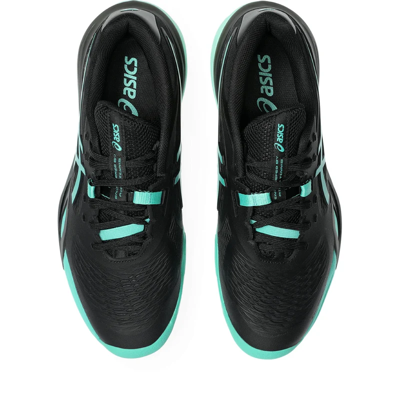 Asics Tennisschoen Gel Resolution X Clay Heren Zwart Groen