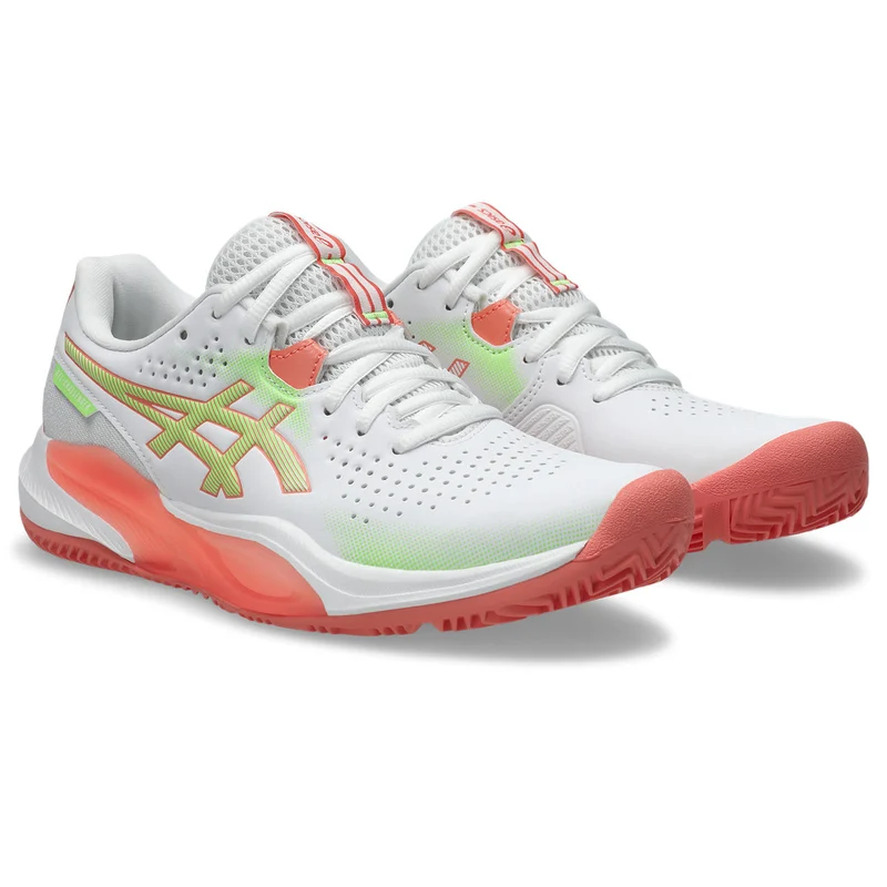 Asics Padelschoen Gel Challenger 15 Dames Wit Oranje