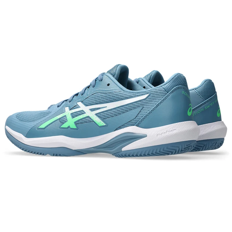 Asics Padelschoen Solution Swift FF 2 Padel Heren Blauw Groen