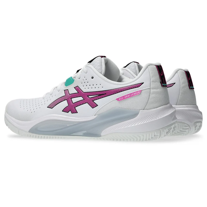 Asics Tennisschoen Gel Challenger 15 Clay Heren Wit Roze