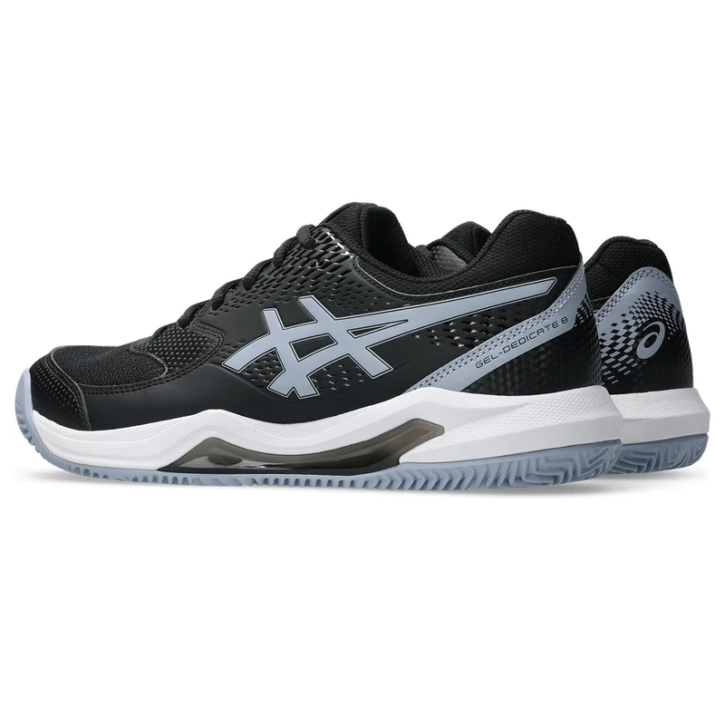 Asics Tennisschoen Gel Dedicate 8 Clay Heren Zwart Blauw