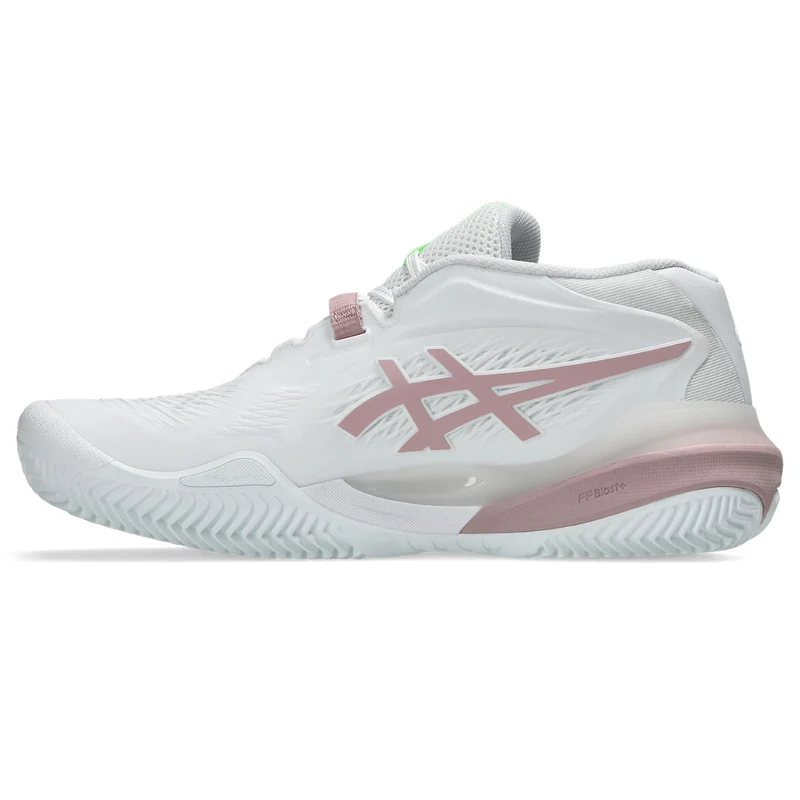 Asics Tennisschoen Gel Resolution X Clay Dames Wit Roze