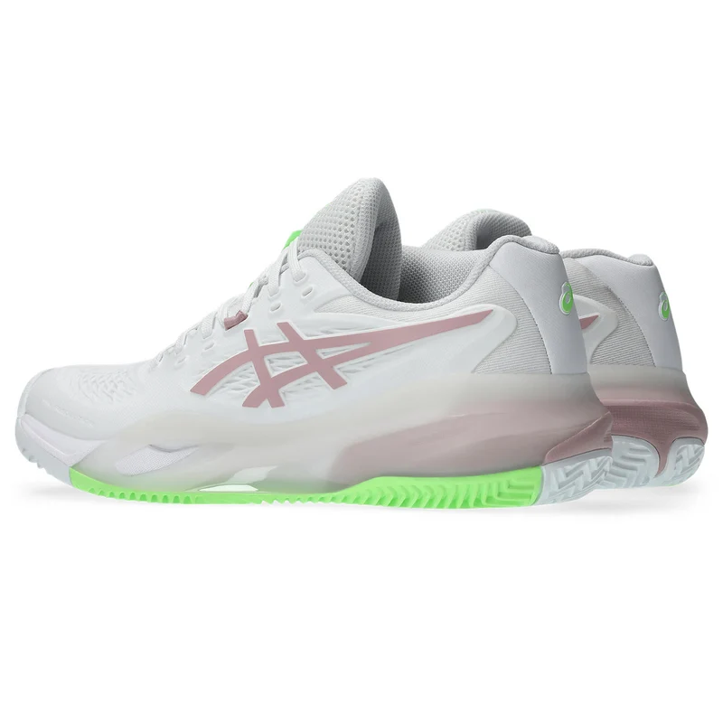 Asics Tennisschoen Gel Resolution X Clay Dames Wit Roze