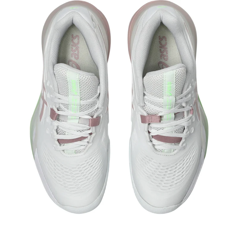 Asics Tennisschoen Gel Resolution X Clay Dames Wit Roze